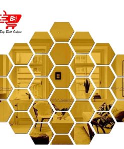 Acrylic Hexa Golden